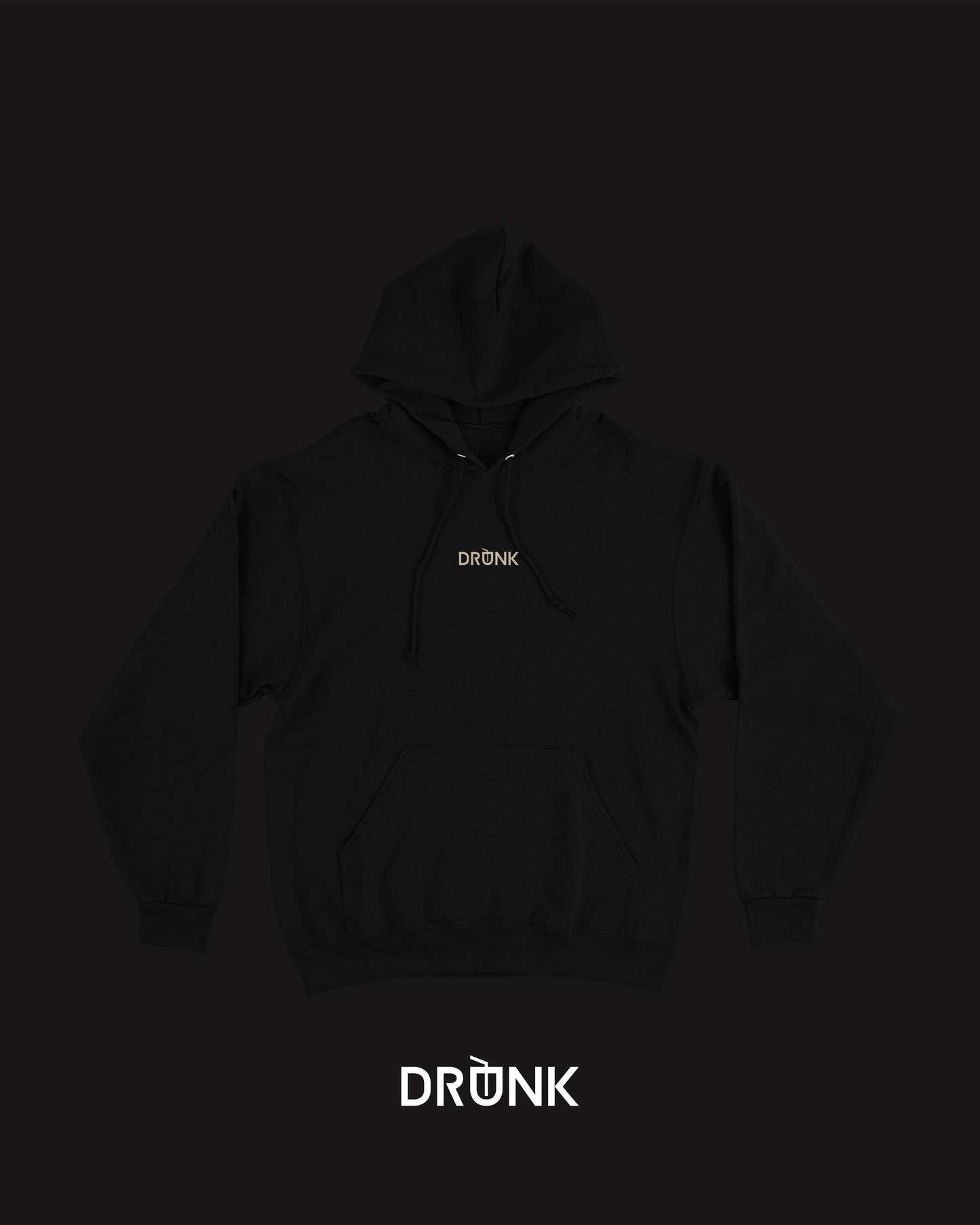 Hoodie IL 4 BIANCHI NON È UN DRINK Beige