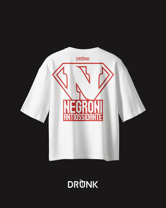 Negroni Antiossidante 2.0 - T-Shirt Nera e Dettagli Arancioni e rossi